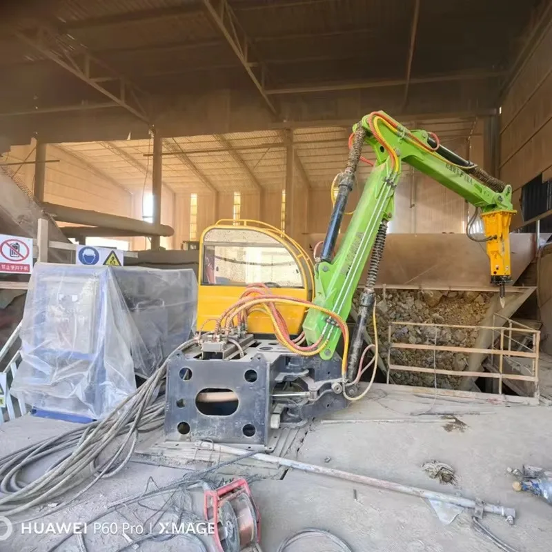 Customized Cab Type Hydraulic Rock Breaker With Remote Console For Breaking Mining /quarry/stone Pit