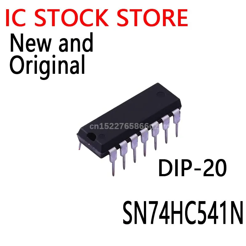 10PCS New and Original  DIP-20 HD74HC541P SN74HC541  74HC541N  74HC541 SN74HC541N