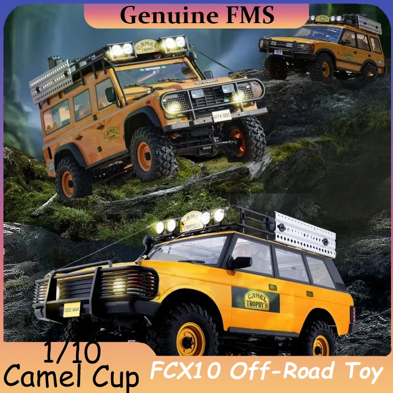 

New Fms 1/10 Camel Cup Fcx10 Simulation Rc Model Remote Control Electric Climbing Children's Toy Decoration Collectible Item