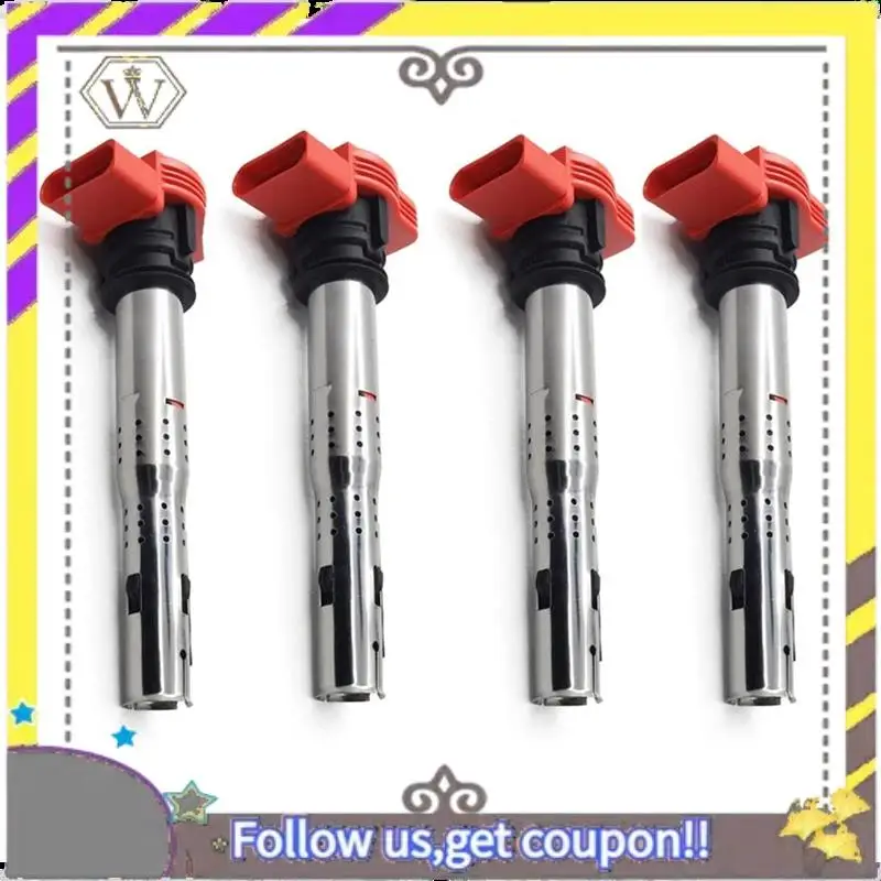 

ABXV-4Piece 06C905115M Ignition Coils Ignition System High Voltage Package Auto Parts Accessories For A4 A6 A8