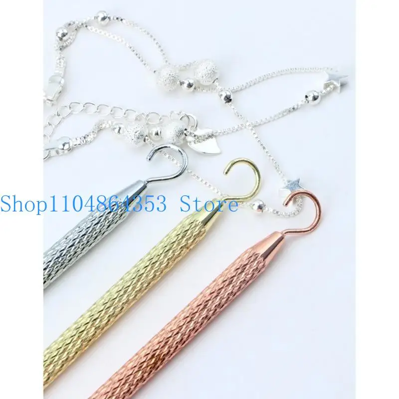 

652F Bracelet Tool Jewelry Helper Plier Clip Equipment for DIY Necklace Watch Clasps Closure Making Supplies Assistance Tool