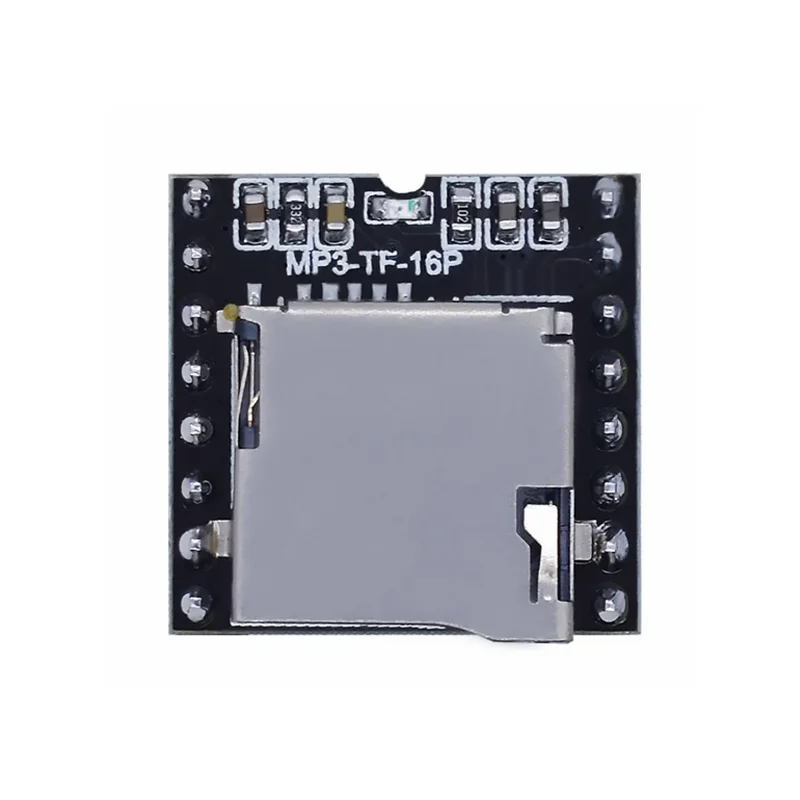 DFPlayer Mini MP3 Player Module TF Card U Disk Mini lettore MP3 scheda modulo vocale Audio IO/porta seriale/AD per Arduino Kit fai da te