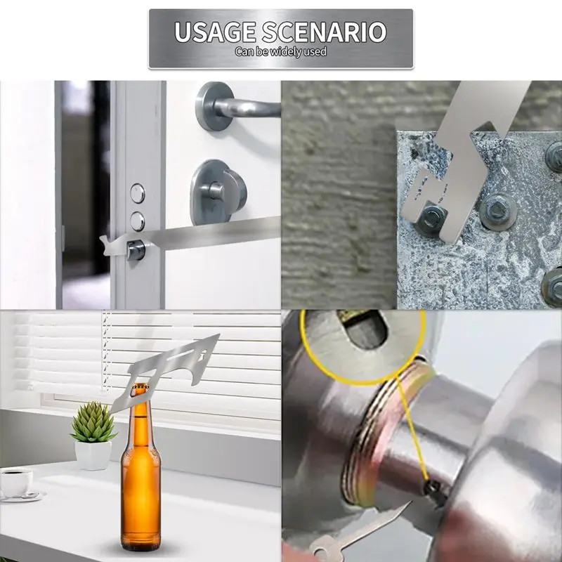 مجموعة أدوات عالمية جديدة من 6 قطع، أدوات إصلاح من الفولاذ المقاوم للصدأ عالية المرونة، مجموعة أدوات منزلية متعددة الأغراض