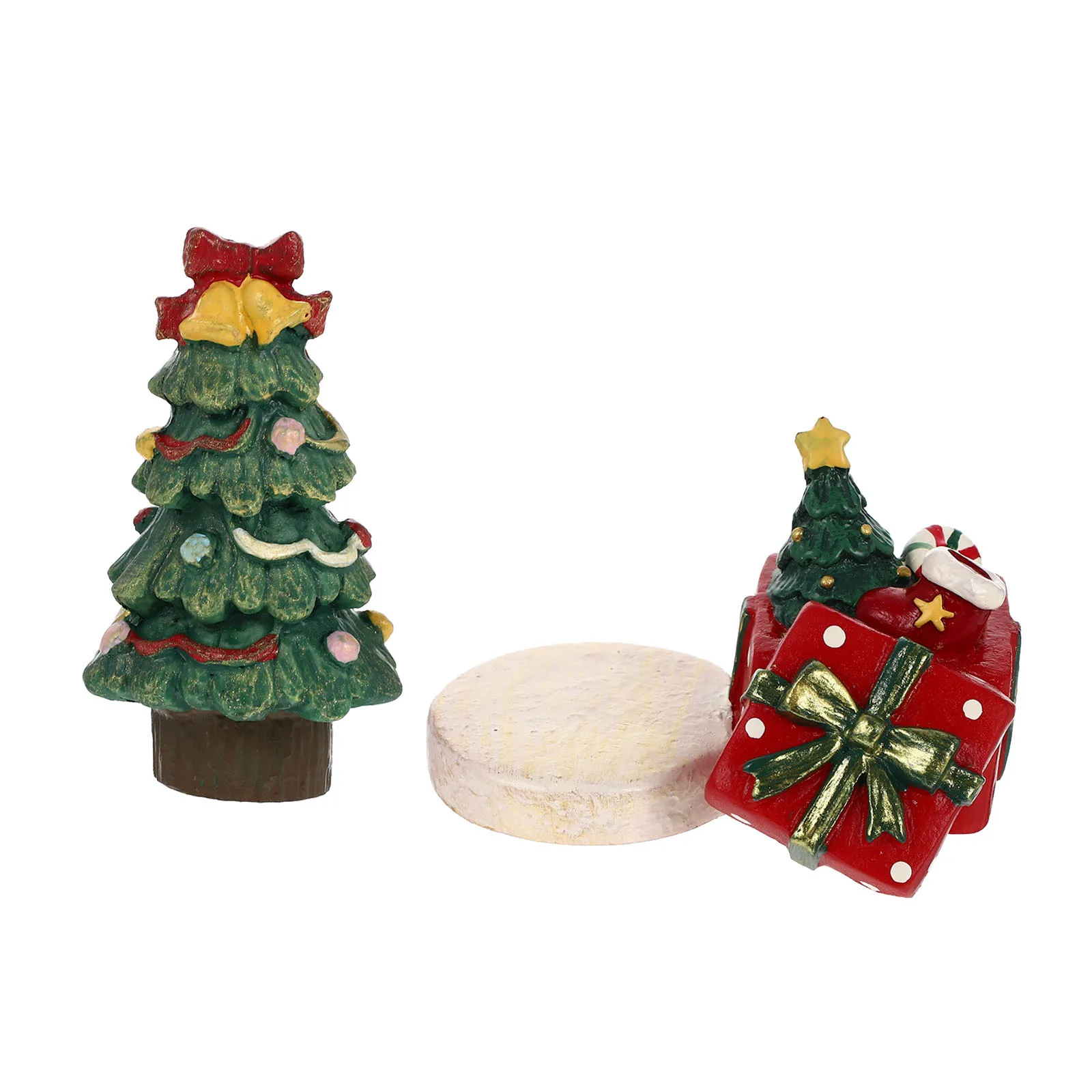 

2Pcs Christmas Ornaments Decorative Resin Crafts Desktop Xmas Decoration Party Desk Decor Christmas Ornaments Xmas Decor