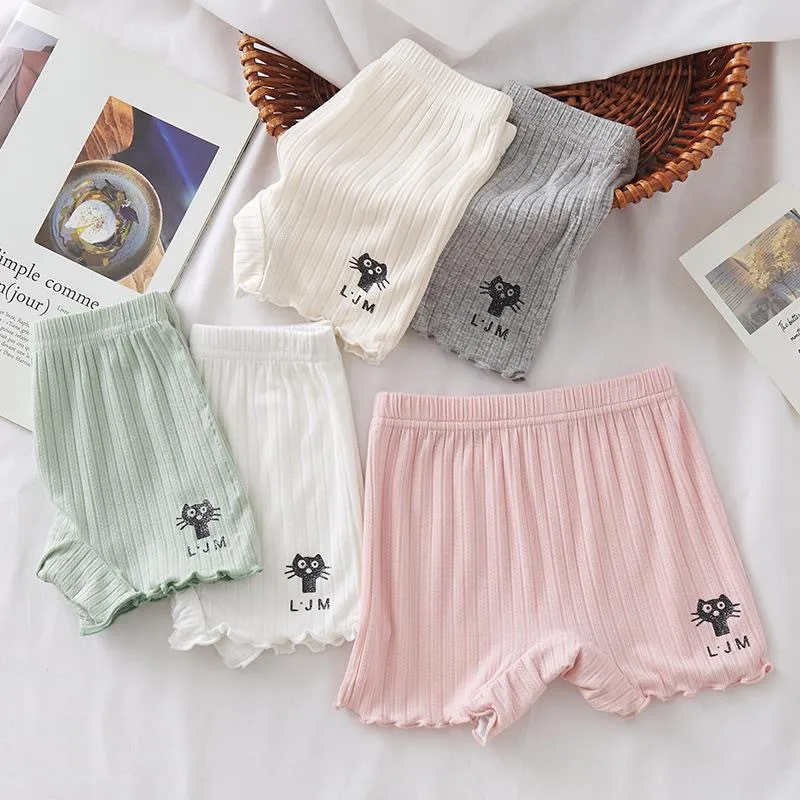 Cotton Girls Safety Pants Kids Short Pants Underwear Children Summer Shorts Underpants For 2-9Years Old