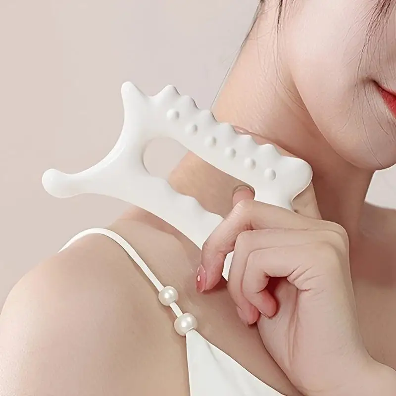 

Ergonomic Versatile Handheld Gua Sha Board for Face & Body - Non-Ceramic, Gua Sha Massage Tool, Relaxation and Beauty Massager