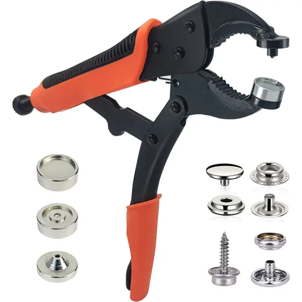 

201 Stainless Steel Snap Fastener Pliers Four Fold Buckle Rust Proof Buckle Installation Tool Fixed Heavy-Duty