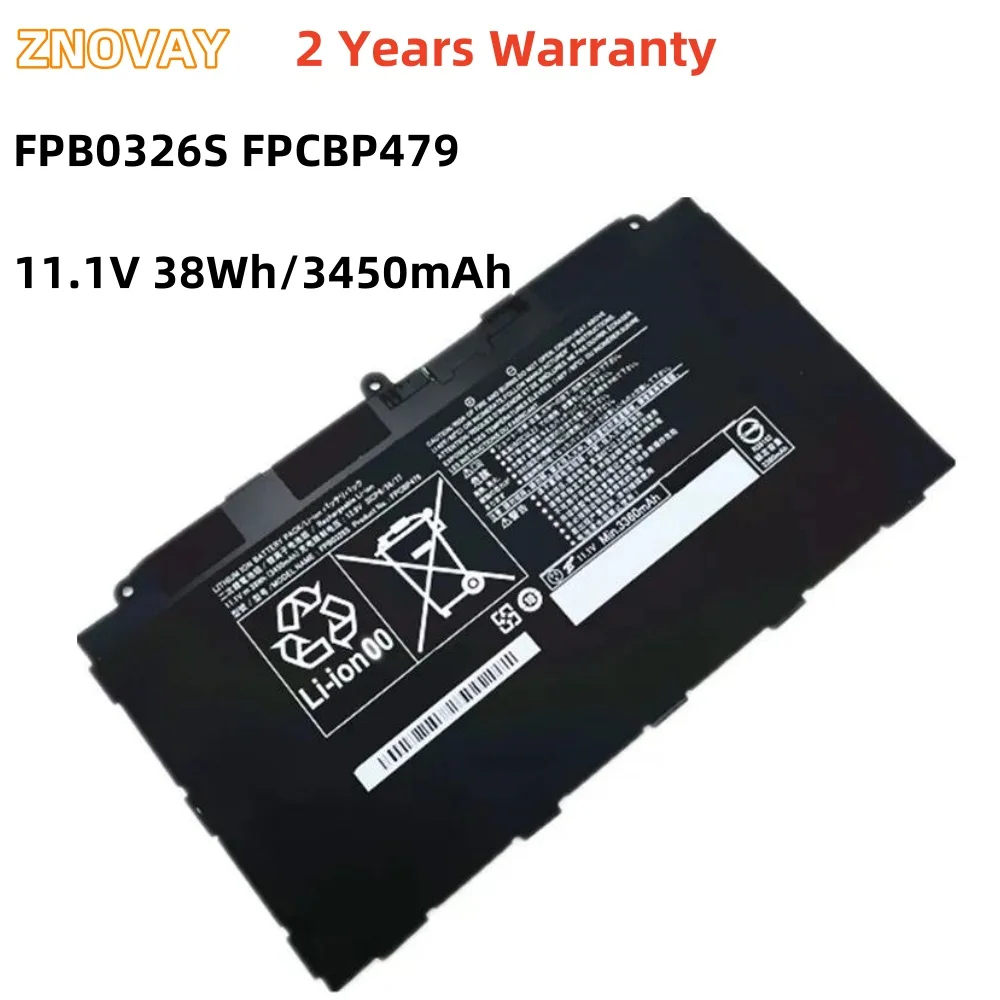 

ZNOVAY FPCBP479 11.1V 38Wh 3450mAh Laptop Battery For Fujitsu FPB0326S FPCBP479 Series Tablet FPCBP479