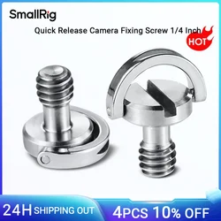 SmallRig D Shaft D-ring 1/4 Inch Thead Camera Mounting Screw Adapter for DSLR Camera Rig Quick Release Plate -838