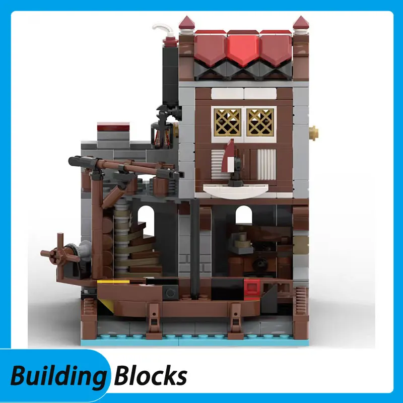 

In-stock small particle building blocks MOC-241224 419pcs Castle Building Toy 3D Model Gift Educational DIY Ornament