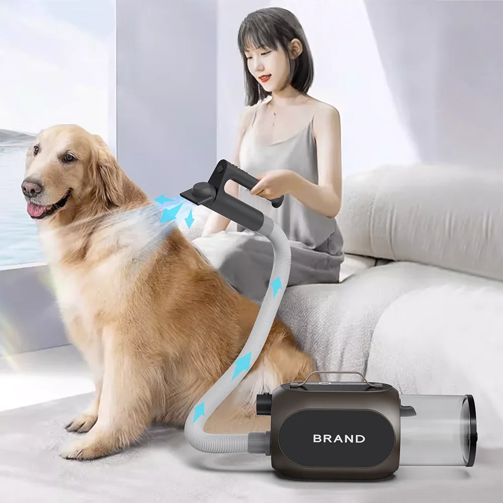 Best Pet 2 In 1 Blow And Suck Vacuum Dryer Trimmer Quiet Vacuum Dog Clipper Pet Grooming Kit Animals