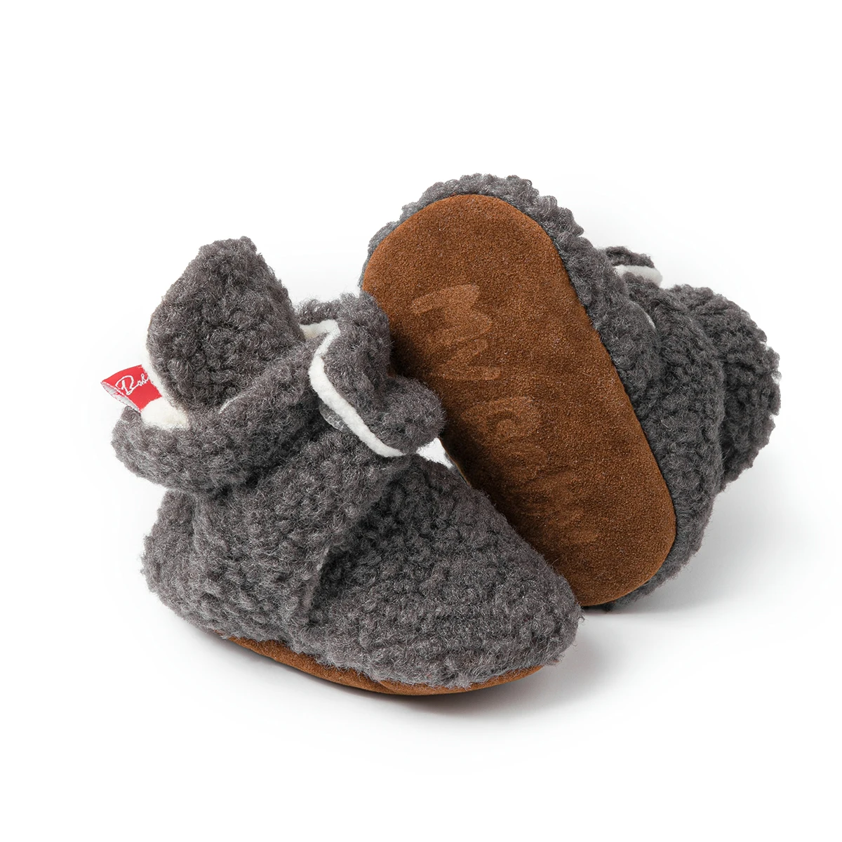 KIDSUN Baby Socks Winter Boy Girl Booties Fluff Warm Soft Toddler First Walkers Anti-slip Infant Crib Shoes Moccasin Newborn