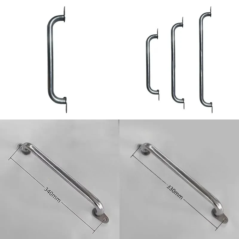 304 Stainless Steel Door Armrests and Handles for Bathroom and Container Accessories
