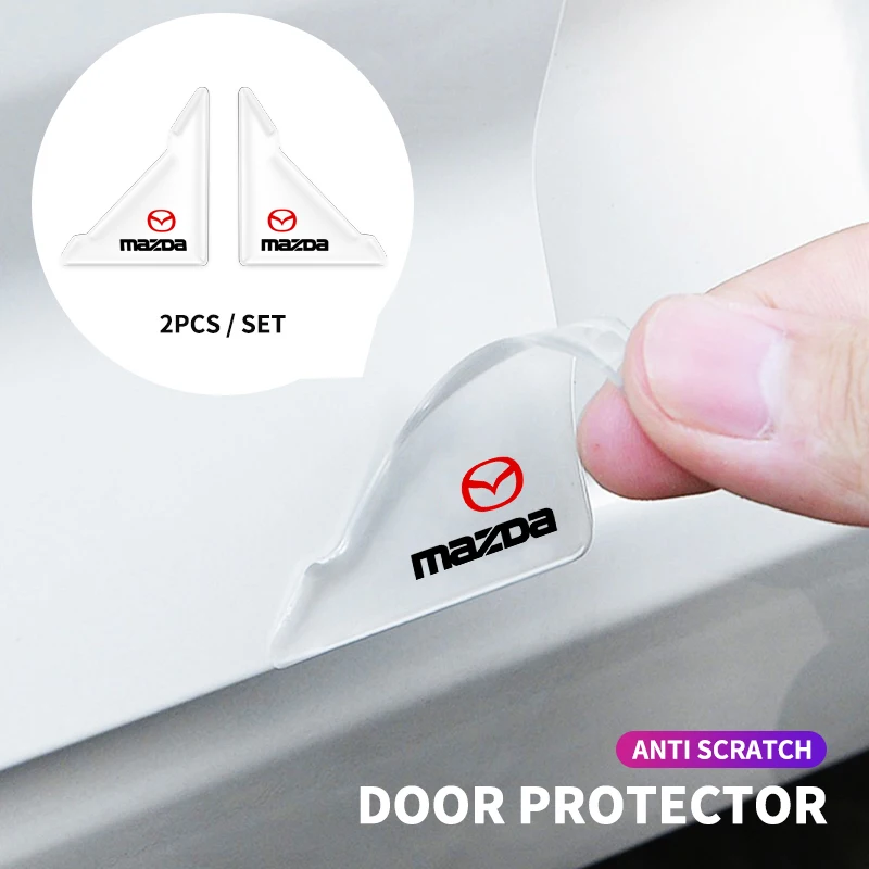 

2pcs Transparent Car Door Corner Anti-collision Covers Stickers For Mazda 3 CX3 CX4 CX5 CX7 CX8 CX9 Atenza Axela Car Styling