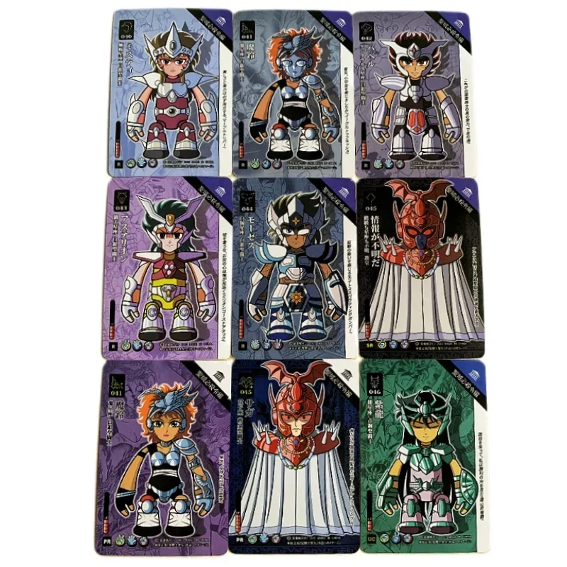 

41pcs/set Saint Seiya Card Animation Characters Seiya Shiryu Phoenix Ikki Hyoga Classics Anime Collection Flash Cards Toy Gift