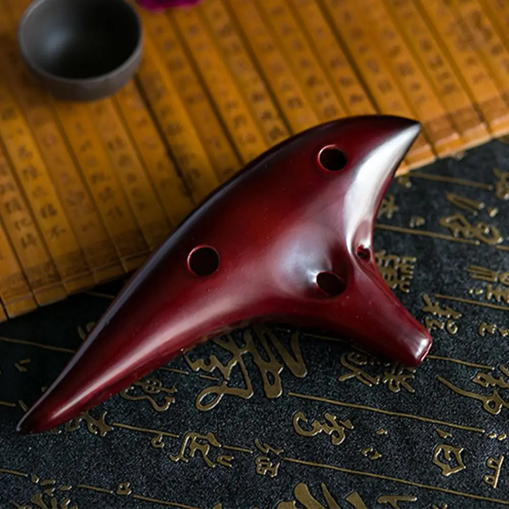 

12 отверстий Ocarina Alto C тон классический доломит Ocarina Начинающий музыкальный инструмент для преподавания представлений