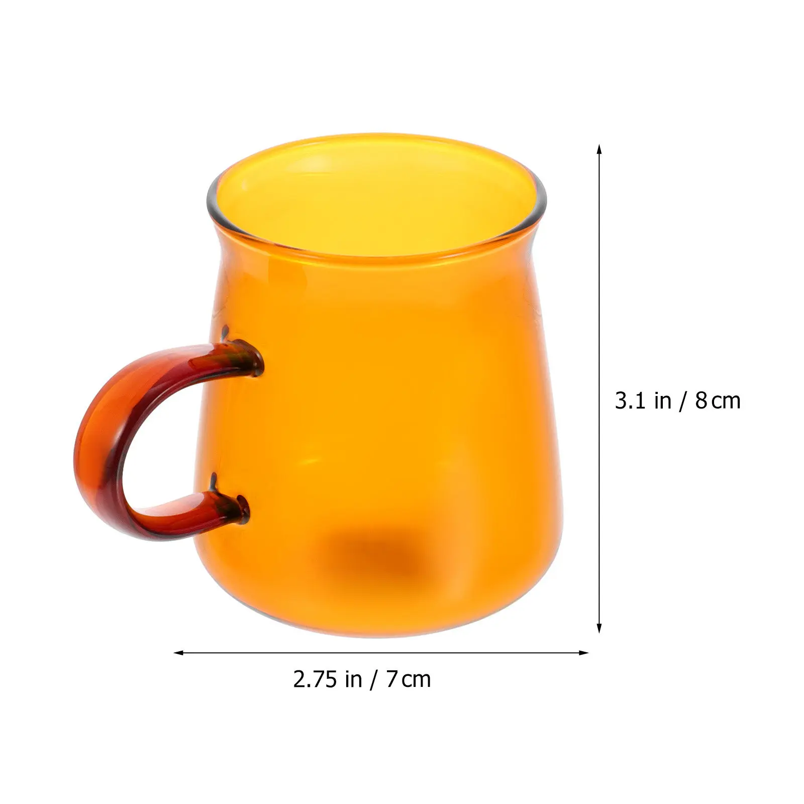 1Set Glass Coffee Cup and Saucer Set Premium Clear Drinking Cup for Hot Cold Beverages Home Bakery Hotel Restaurant Afternoon view 3