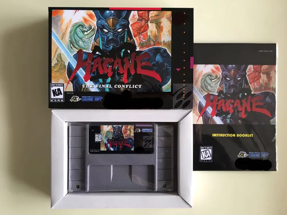 

16-битные игры ** Hagane (версия для США!! Коробка+Руководство+картридж!! )