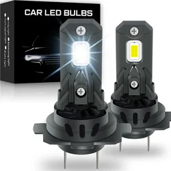 2x H7 100W Auto LED Headlight Canbus Error Free Lamp 20000LM Powerful Ventilated LED Lamp For BMW E65 E66 E67 F10 E39 E60 F11 3