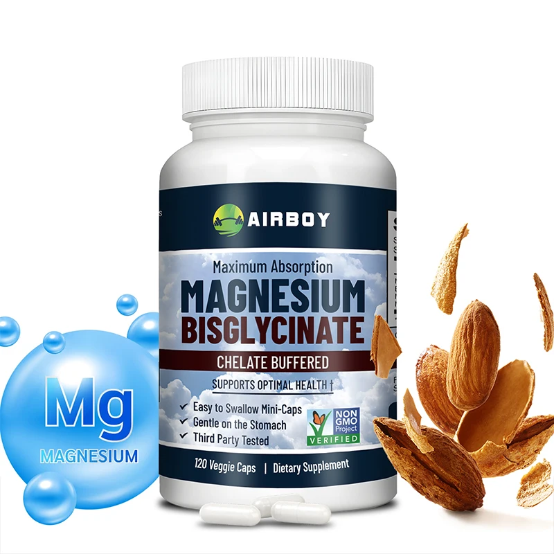

Magnesium Bisglycinate - Supports Muscle, Bone and Joint Health, Promotes Energy Production and Enhances Immune Function