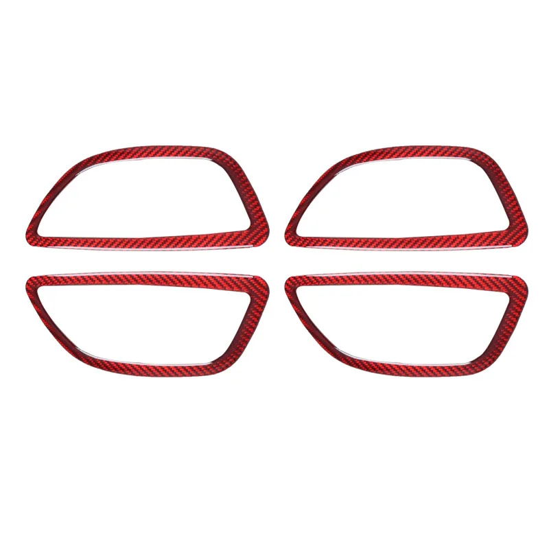 For BMW 5 Series F10f18 520li525li Carbon Fiber Red Door Handle Modified Interior