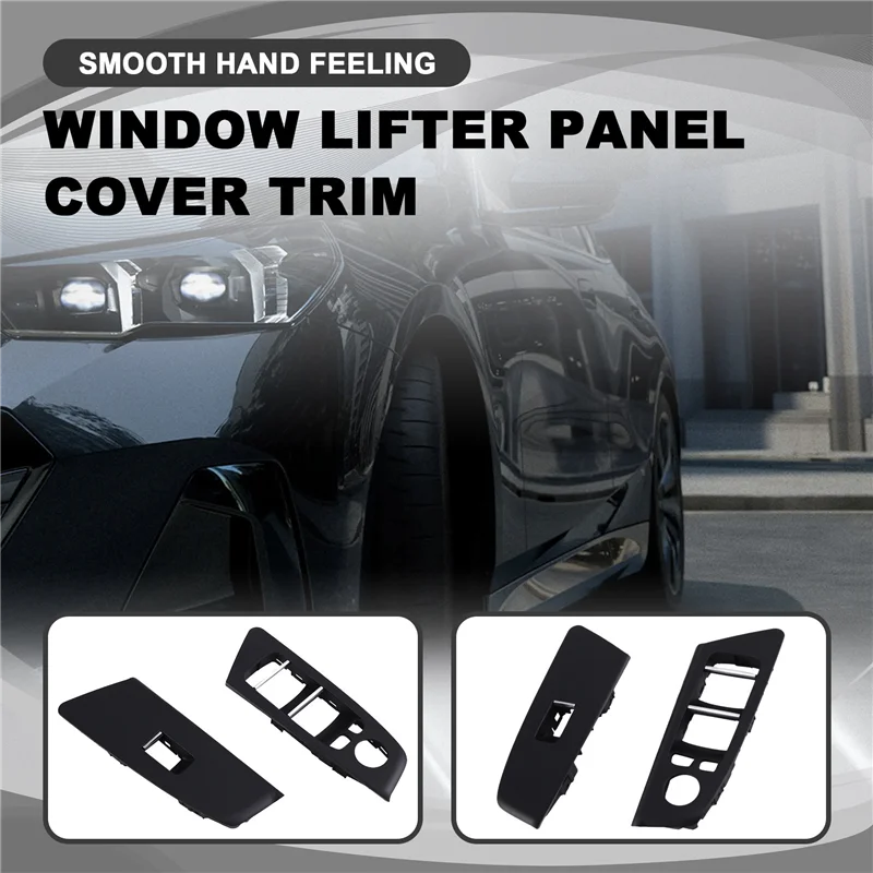 

Car Interior Door Window Switch Cover For BMW 5 Series M5 G30 G31 G38 F90 2017-2020 525 528 530 540