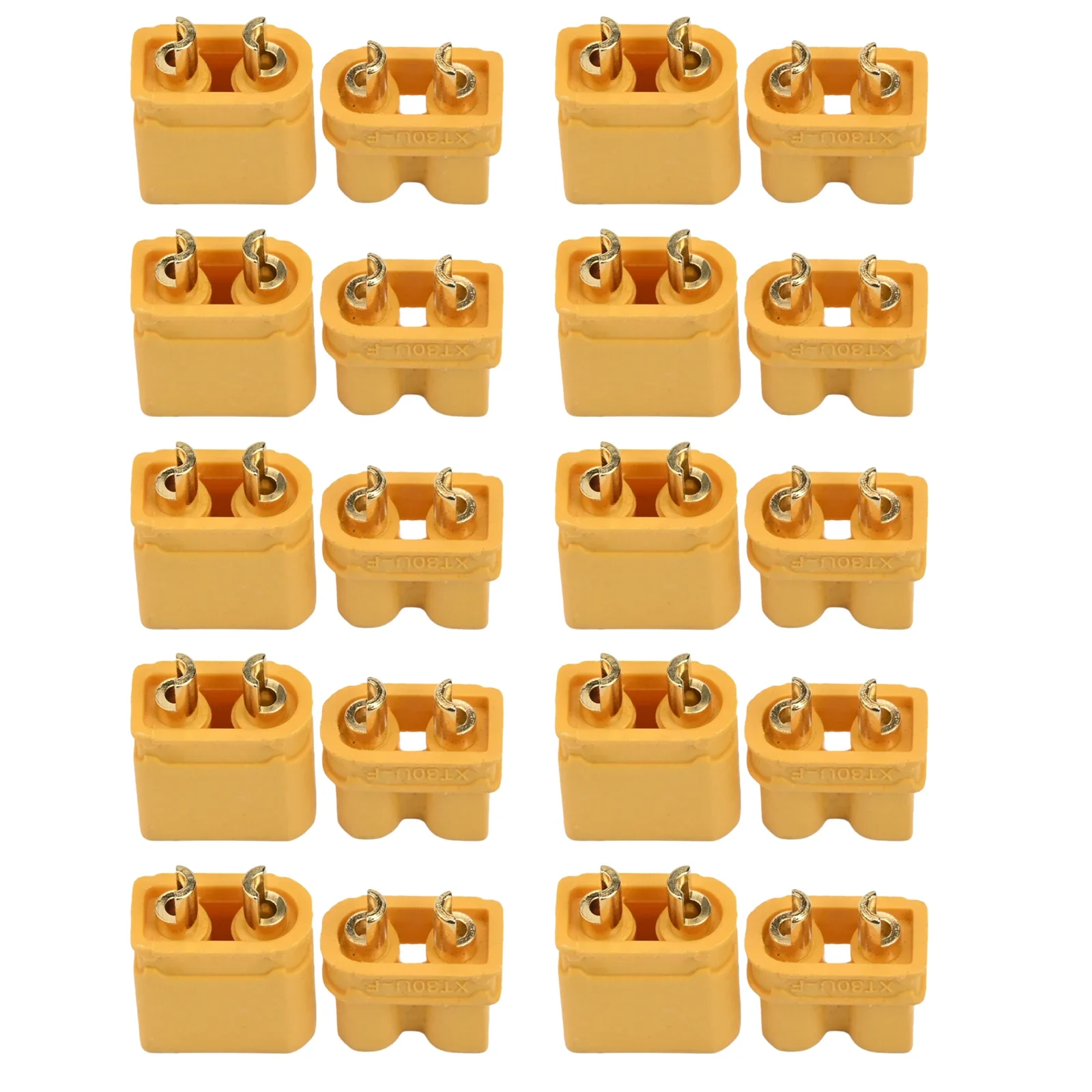 High Amp Connectors Male Female Connectors Battery Temperature Resistant Connectors 15A Constant Current Rating