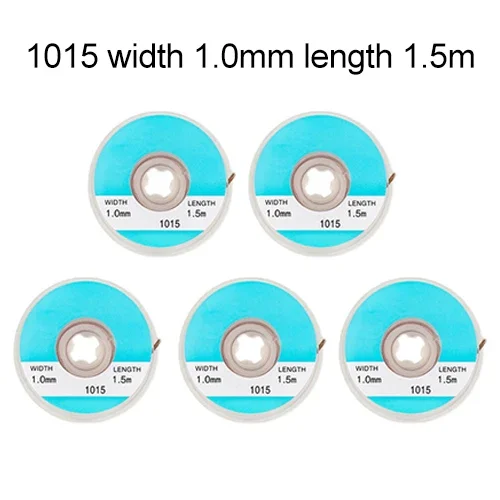 납땜 와이어 흡착용 비 세척 납땜 스트립, 납땜 코어 와이어 납땜 주석 코드 플럭스 수리 도구 액세서리, 5 개