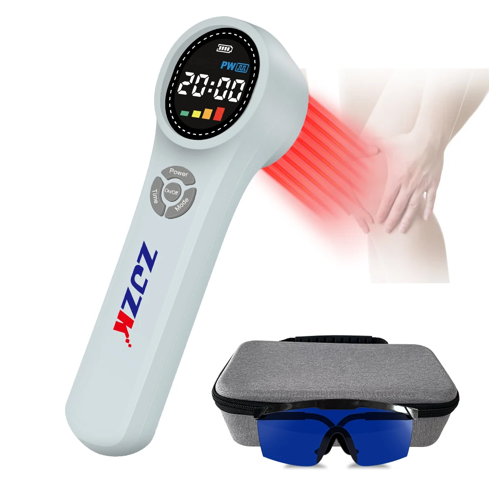 ZJZK 660nm 810nm 980nm Healing Low Power Red Cold Laser Therapy For The Home Infrared Laser Therapy For Body Pain Incisions