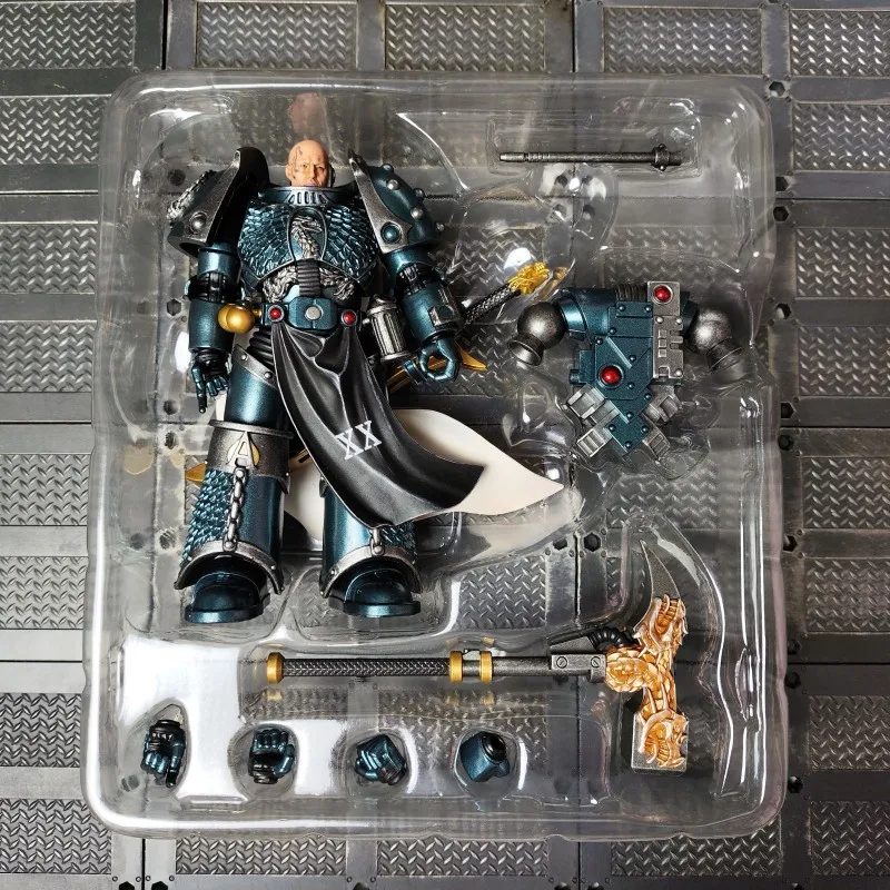JOYTOY Warhammer 30K Alpha Legion 1/18 Actionfigur Warhammer The Horus Heresy Joint Movable Game Doll Collection Männer Spielzeug Geschenke