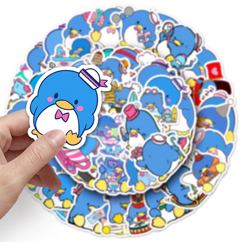 10/30/50PCS น่ารักการ์ตูน TuxedoSam สติกเกอร์ Sanrio Kawaii Penguin Decals DIY โทรศัพท์แล็ปท็อปโน้ตบุ๊คตู้เย็นกีตาร์ Graffiti ของเล่น