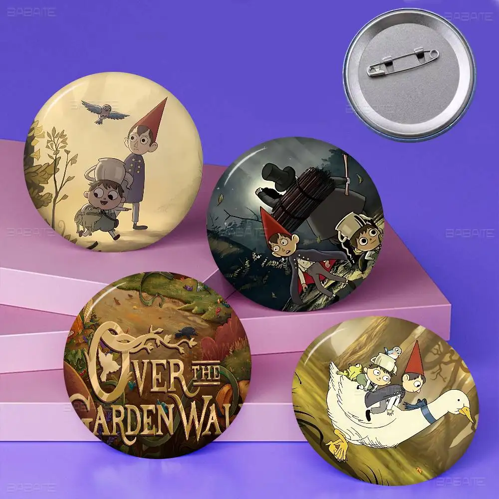 Cartoon O-Over the G-Garden W-Wall 58mm Handmade Brooch Cartoon Cosplay Badge on Backpack Jewelry Accessories Gifts