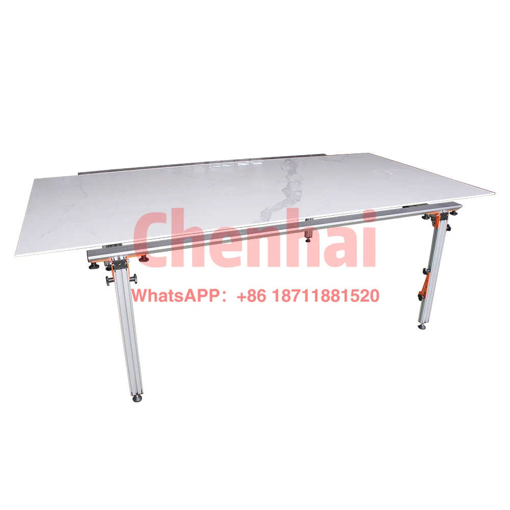 

RAIZI Adjustable Aluminum Alloy Large Format Tile Work Table for Working with Tile Slab Processing