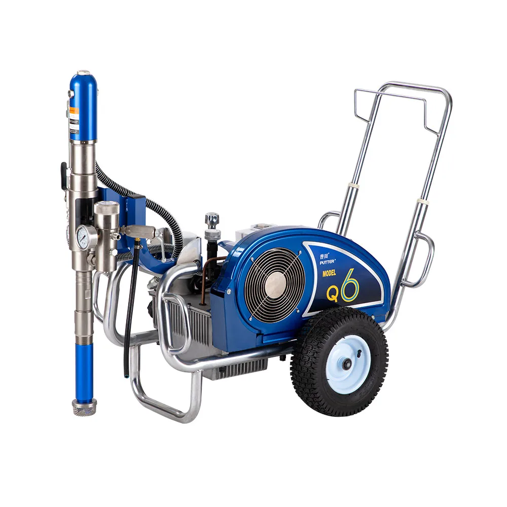 Variable Frequency 5500W 220V Industrial High Pressure Putty Sprayer PT-Q6 Hydraulic Pump