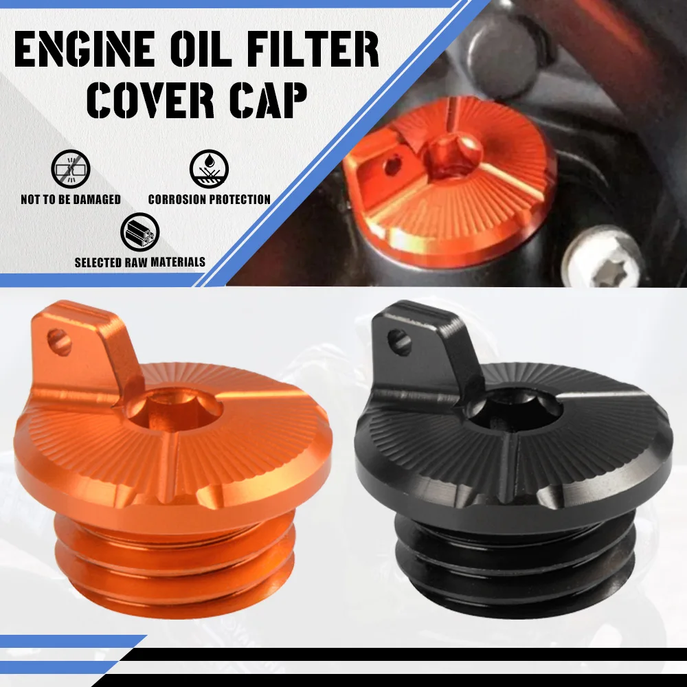 

Motorcycle Engine Oil Filter Filler Cap Tank Cover For 990 SMT Supermoto 990SMT 790 Adventure R S 1290 Super Adventure Duke GT