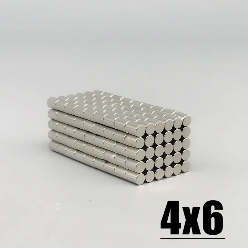 4x6mm Magnet 20-2000pcs Permanent Magnetic Imanes Magnet 4*6mm Magnet Accessory N35 NdfeB Neodymium Fridge Magnets