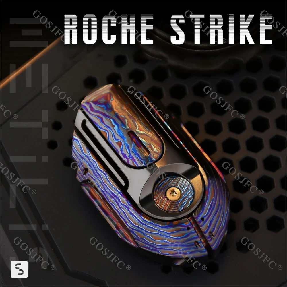 

METILIS EDC Roche Strike Tuning Fork Catapult Fidget Slider Fidget Toys For Adults Stress Relief Toy