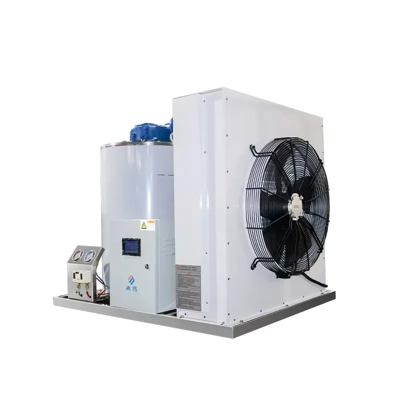【2026】Industrial Snow Ice Flakes Maker Machine 1 Ton 2 Ton 3 Ton 1000kg Ice Storage Capacity Targeted for Fish