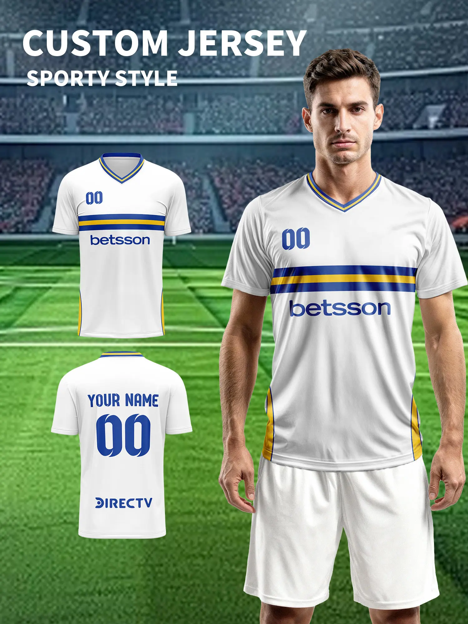 

Персонализированная футбольная форма, футболка с именем и номером, подарок для команды, футбольная форма с индивидуальным дизайном.