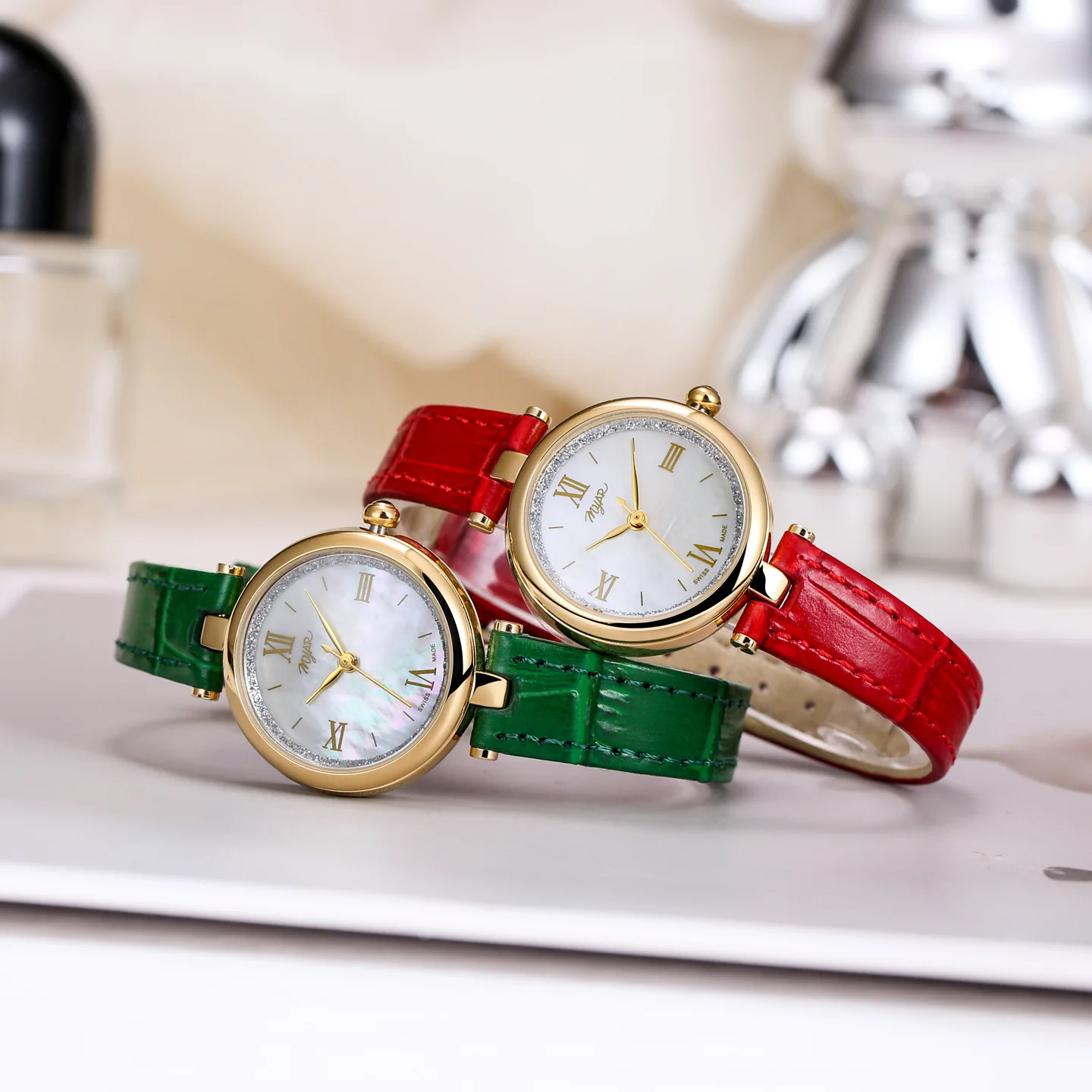New Compact Series Quartz Stainless Steel Women'S Watch, Stylish Quartz Watch, Elegant Ladies' Watch, Perfect Gift For Women.