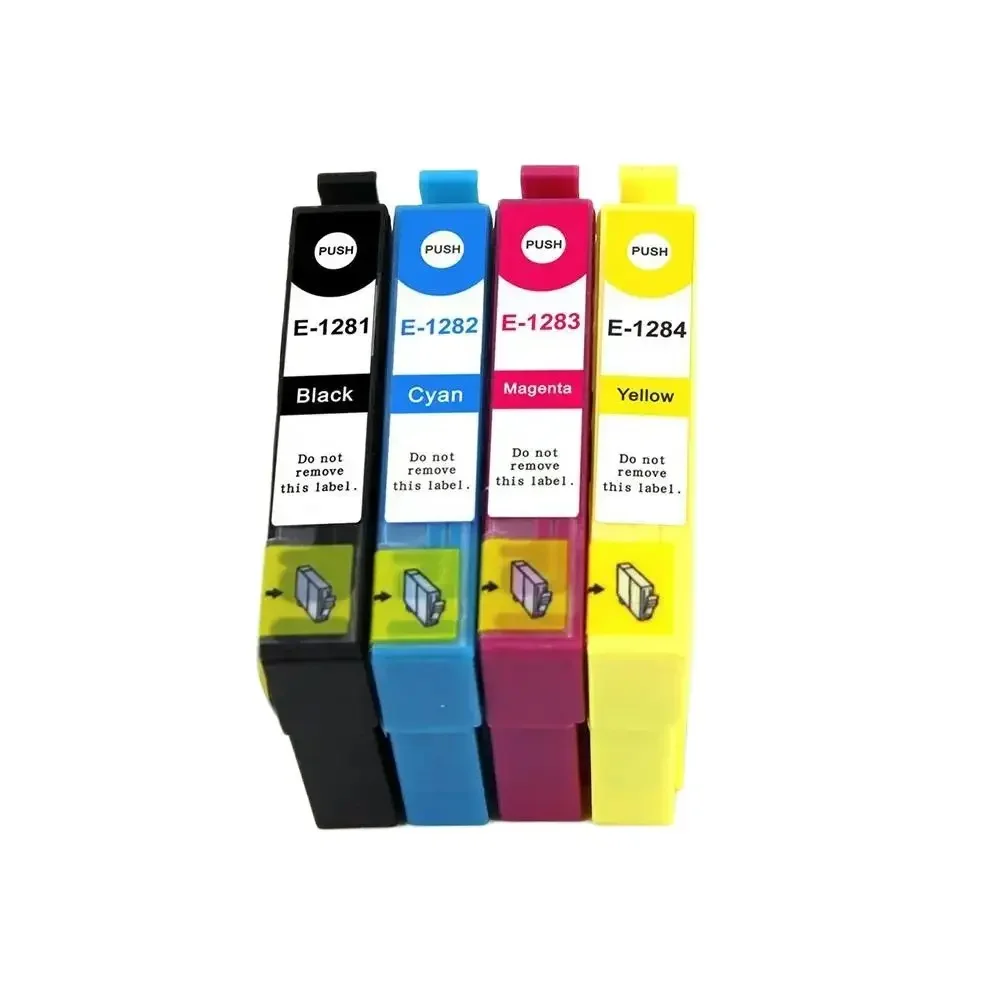 T1281 T1282 T1283 T1284 1281 1282 Compatible Ink Cartridge for Epson StylusS22 SX125 SX130 SX230 SX235W SX420 SX440W Printer