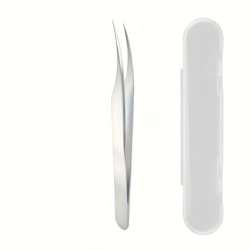 Roestvrijstalen precisie-wimperpincet, gespecialiseerde pincet voor wimperverlenging, pincet voor het verwijderen van acne en mee-eters