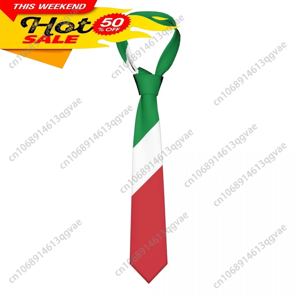 

Italy Flag Tie Italian Emblem NeckTies Men Women Neck Ties Casual Plaid Tie Suits Slim Wedding Party Business Necktie Gravatas