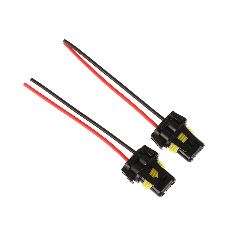 2Pcs HB3 9006 HB4 Wiring Harness Socket Car Wire Connector Cable Plug Female Adapter for Headlight Fog Light Lamp Bulb Led Light