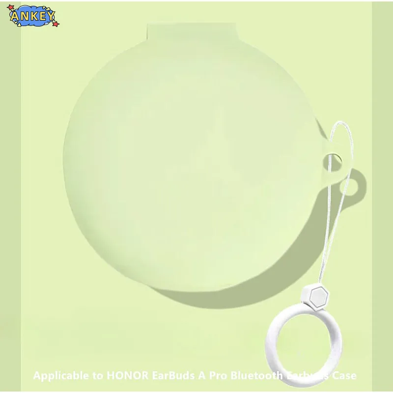 for Honor EarBuds A Pro Case Protective Earphone Cover Ring Anti-fall Soft Silicone Wireless Bluetooth Earbuds Shell Carrying
