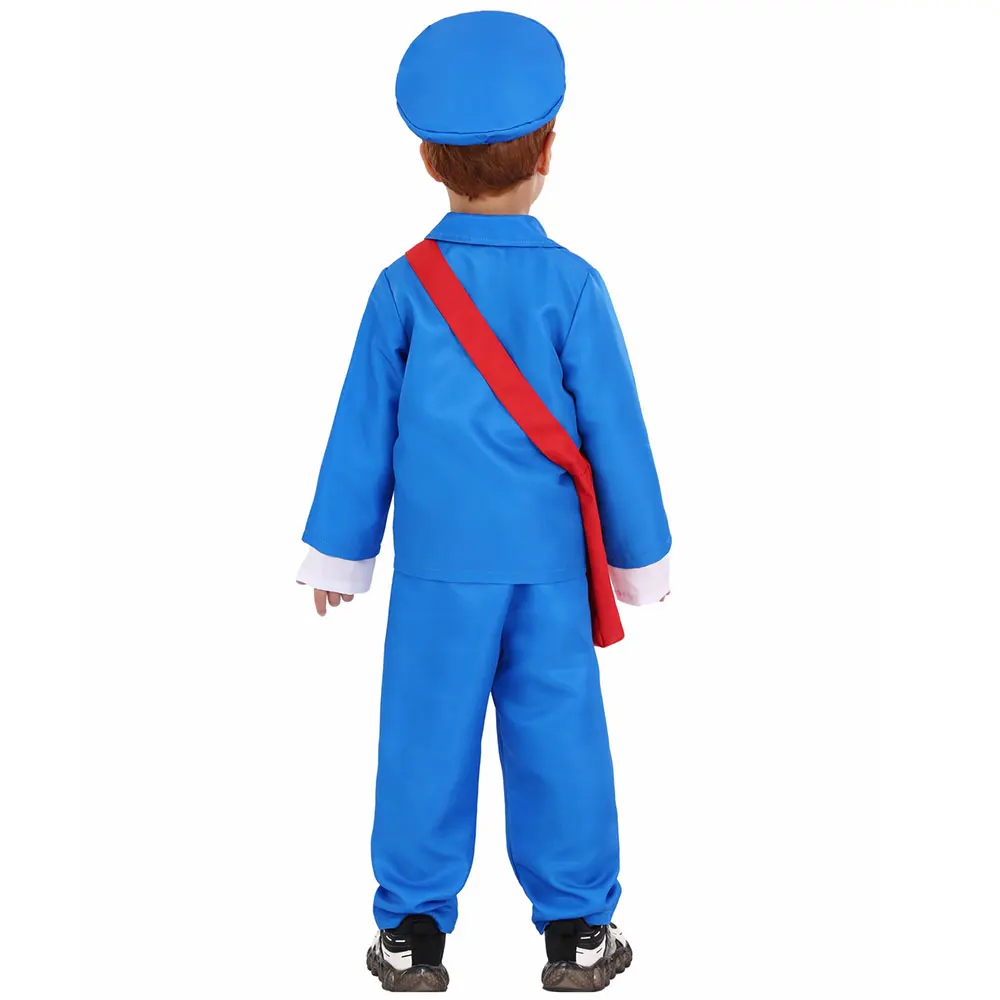 Umorden Jongens Koerier Postbode Postbode Kostuum Voor Kinderen Kids Kleine Bezorger Uniform Outfit 5 Stks/set