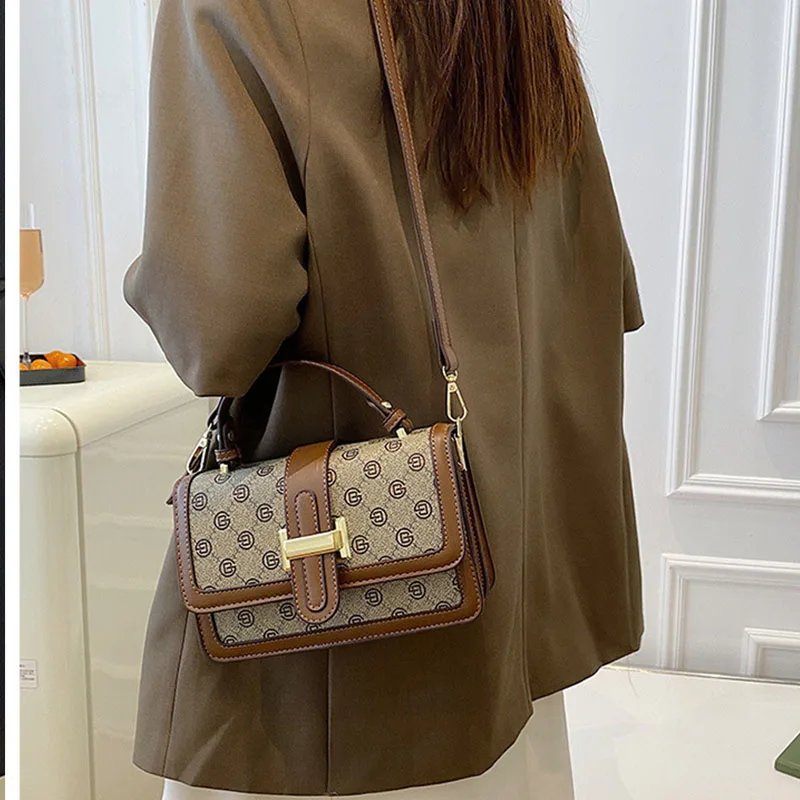 Women\'s bag Female Shoulder bag Handbag for 2024 Fashion single shoulder bags luxury designer handbag  square bag