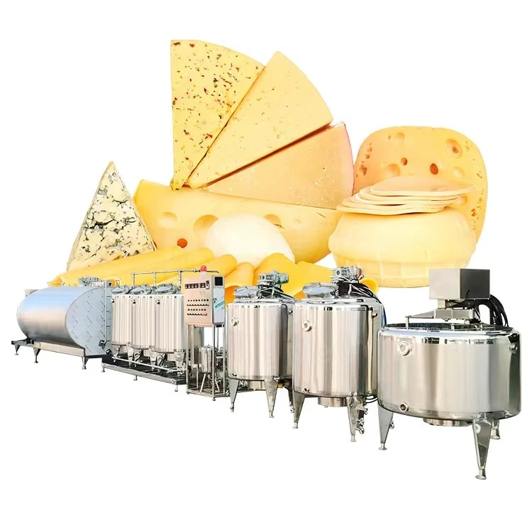 High Quality Feta Cheese Make Machine Cheese Press Machine Small Scale Cheddar Cheese Production Line view 5