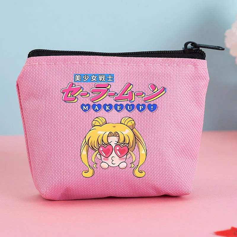 Marinaio lune portamonete portafoglio Kawaii Cartoon Anime portamonete portamonete portamonete carino Mini portamonete portachiavi regali