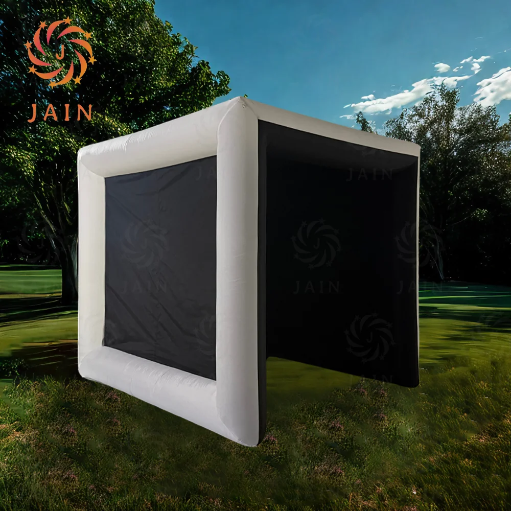 

Stock Inflatable Indoor Outdoor Golf Practice Swing Simulator Net Cage With Built-in Blower Inflatable Golf Simulator For Party